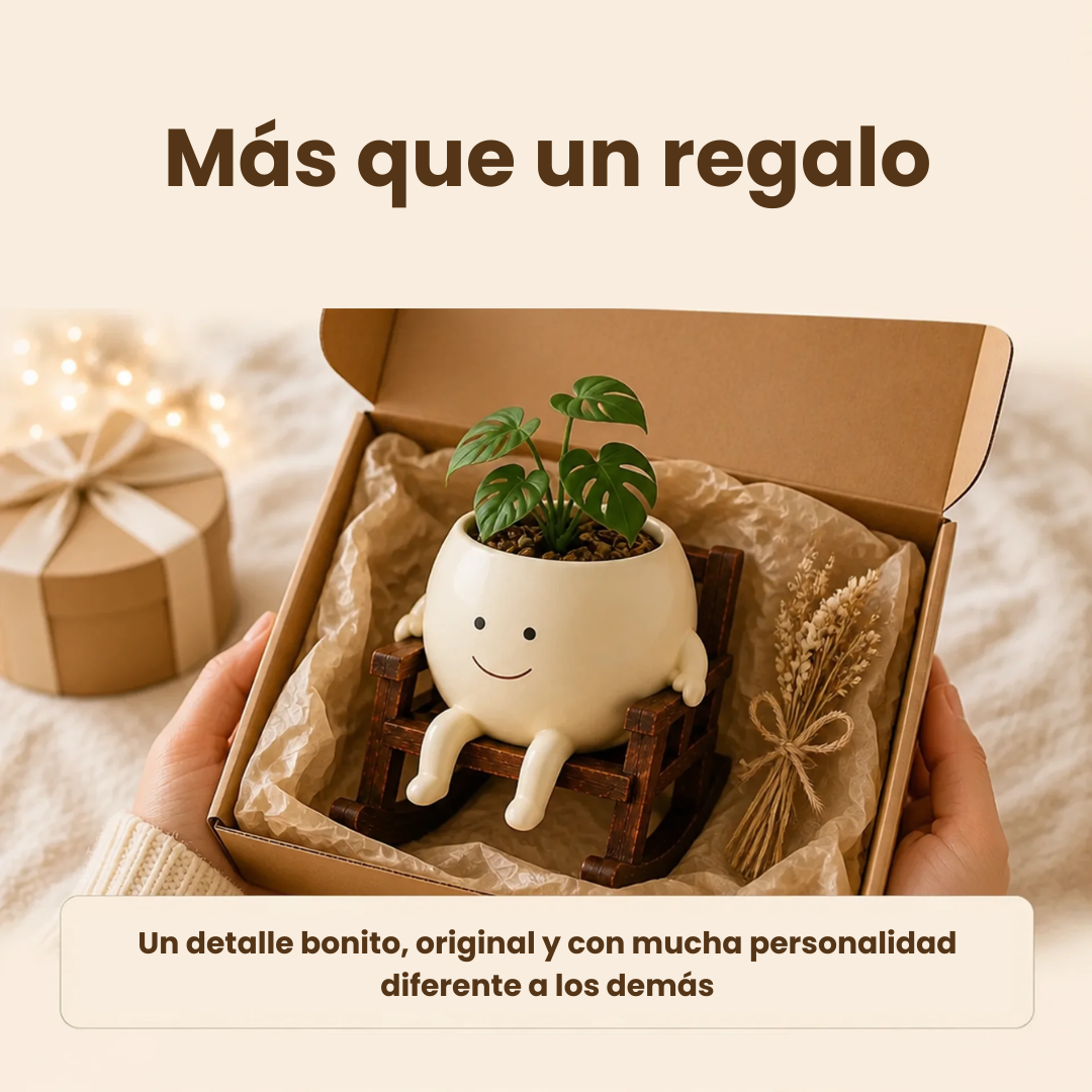 Puchi™️  Maceta Sonriente